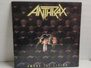Anthrax Among The Living LP Vinyl 1987 Megaforce Worldwide Tested Working