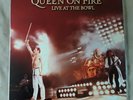 QUEEN  - QUEEN ON FIRE TRIPLE VINYL ALBUM UNPLAYED 2005