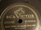 TAMPA RED. RCA 22-0035 WHEN THINGS GO WRONG WITH YOU.  VG+ OR BETTER.