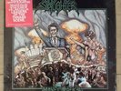 Cryptic Slaughter Money Talks 1987 LP Shrink Hype Sticker Insert & Promo Photo