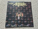 Anthrax Among The Living LP Vinyl 1987 Megaforce Worldwide Promo Copy