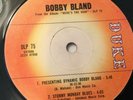 BOBBY BLAND - 33rpm 5 TRACK EP. Inc 36-22-36 DUKE DLP 75.
