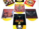 Guns N' Roses  Locked N Loaded Set of 7 Sealed Yellow Vinyl 7
