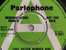 Coasters,DEMO,Love Potion Number Nine,EX,Parlophone,1971,Northern Soul,Mod
