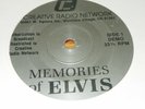 Elvis Presley PROMO Record, Memories of Elvis- Creative Radio- 7