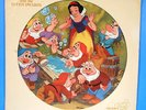 WALT DISNEY'S SNOW WHITE & THE SEVEN DWARFS  LP 1956 RE '80 PIC DISC VG/VG A