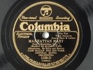 78rpm - Jazz - CASS HAGAN Park Central Orch: Manhattan Mary & Broadway