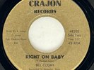 BILL CODAY Right On Baby / You're Gonna Want Crajon Northern Soul RARE 45 HEAR