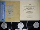 BACH, FOURNIER SECHS SUITEN FUR VIOLONCELLO SOLO ARCHIV MA 50235 JAPAN OBI 3LP