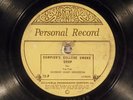 78 RPM -- Barbary Coast Orchestra, Columbia Personal 72-P 