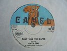 Owen Gray - Don't Sign The Paper 1970 UK 45 CAMEL EX SKA/ROCKSTEADY
