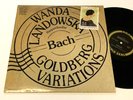 BACH NM Wanda Landowska Goldberg Variations Harpsichord RCA Gold seal album