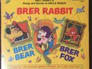 DISNEY'S UNCLE REMUS /  BRER RABBIT Rare 1970 1st Press Disneyland LP + Booklet
