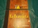 Verdi La Traviata Volume 1 & 2 complete 16 total records in good shape