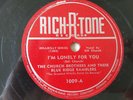 Rich-R'-Tone Label 78 Church Bros & Blue Ridge Ramblers #1009 .