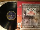 AC/DC HIGH VOLTAGE AUSTRALIAN PRESS VINYL RECORD 1977 Blue yellow strobe no roo