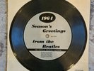 Beatles '64 FAN CLUB Seasons Greetings  Intact Tri-Fold Flexi Disc VG+