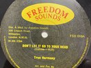 TRUE HARMONY Dont Let It Go To Your Head Dub FREEDOM SOUNDS FSD010  Vinyl 12” EX