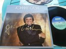 johnny cash autograph lp vinyl first press on europe tour 1994 collectors rare