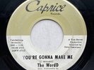 The WordD-You're Gonna Make Me / You're Always Caprice 609 Texas Garage 1966 45