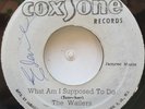 45 SKA / THE WAILERS / WHAT AM I SUPPOSED TO DO / COXSONE / LISTEN
