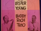 THE LESTER YOUNG BUDDY RICH TRIO  NORGRAN MONO LP DEEP GROOVE