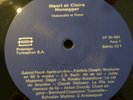 HENRI & CLAIRE HONEGGER cello & piano / SWISS PRIVATE PRESSING ( no sleeve )