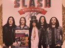 SLASH SIGNED MYLES KENNEDY “4” POSTER AUTOGRAPH PURPLE NEW VINYL JSA VV68193