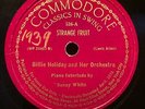 78 rpm Commodore 526 Billie Holiday - Strange Fruit E- first issue