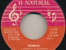 PRIMEVIL B-Natural Stop Look Listen Funk BREAKS Soul Guitar Private 45 RPM HEAR
