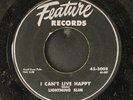 LIGHTNING SLIM: i can't live happy / new orleans bound FEATURE 7