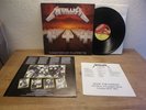Metallica – Master Of Puppets Lp mint- 1986 Speed Metal, Thrash