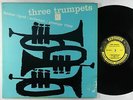 Farmer, Bryd, Sulieman - Three Trumpets LP - Prestige Mono DG RVG 446 W 50th VG+