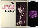 Jackie McLean - 4, 5 & 6 LP - New Jazz - NJLP 8279 Mono DG RVG