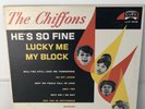 THE CHIFFONS - HE'S SO FINE 1963 LAURIE-ORIGINAL MONO LP (VG+ cover/VG+ record)