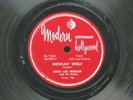 JOHN LEE HOOKER (HOWLIN' WOLF B/W PLAYIN' THE RACES) 78 RPM