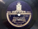 Tango Eduardo Bianco Adios Muchachos 78 RPM Odeon 165.403