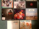 8 x VINYL ALBUMS The Jam UB40 Undertones Teardrop Explodes 1980s LPs RECORDS