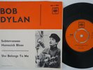 BOB DYLAN Subterranean Homesick Blues RARE Sweden Norway 45 swedish norwegian