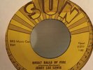 JERRY  LEE  LEWIS   45   SINGLE ,GREAT BALLS OF FIRE / YOU WIN AGAIN