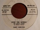 45 - Rockabilly - Gary Shelton (Troy Shondell) - Stop The World - Mark PROMO