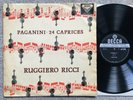 SXL 2194 LP PAGANINI 24 caprices RUGGIERO RICCI decca UK 1960 wide band ED 1