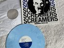 SCREAMERS DEMOS 1977-78 Blue Splatter LP Vintage Vinyl Record ELECTRONIC PUNK