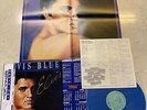 Elvis Presley Japan 1984 Limited Edition Blue Wax LP ELVIS BLUE w Poster