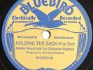 Jimmie Revard - Holding The Sack/Dirty Dog - Bluebird 6992, Country 78, 1937