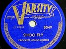 Crockett Mountaineers - Shoo Fly/Little Rabbit - Varsity 5049, Country 78, 1931