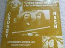 CROSBY & NASH A VERY STONY EVENING VINYL DOUBLE LP HARD TO FIND LIVE CONCERT