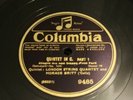 Columbia 78rpm Record Set Schubert Quintet in C Major Wind Up Gramophone etc