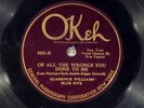 78 RPM -- Clarence Williams' Blue Five (Louis Armstrong), Okeh 8181, VV+ Jazz