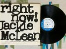 Jackie McLean LP Right Now  1966 Blue Note Original RVG VG+/VG+